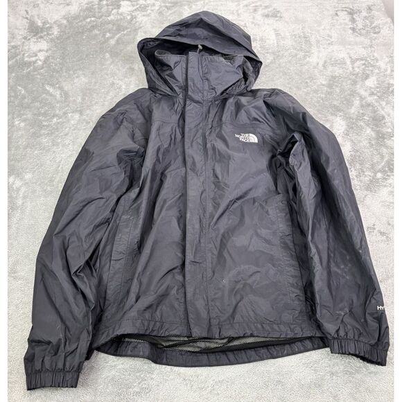 The North Face Other - The North Face Hyvent Full Zip Rain Jacket Men's Size Small Black